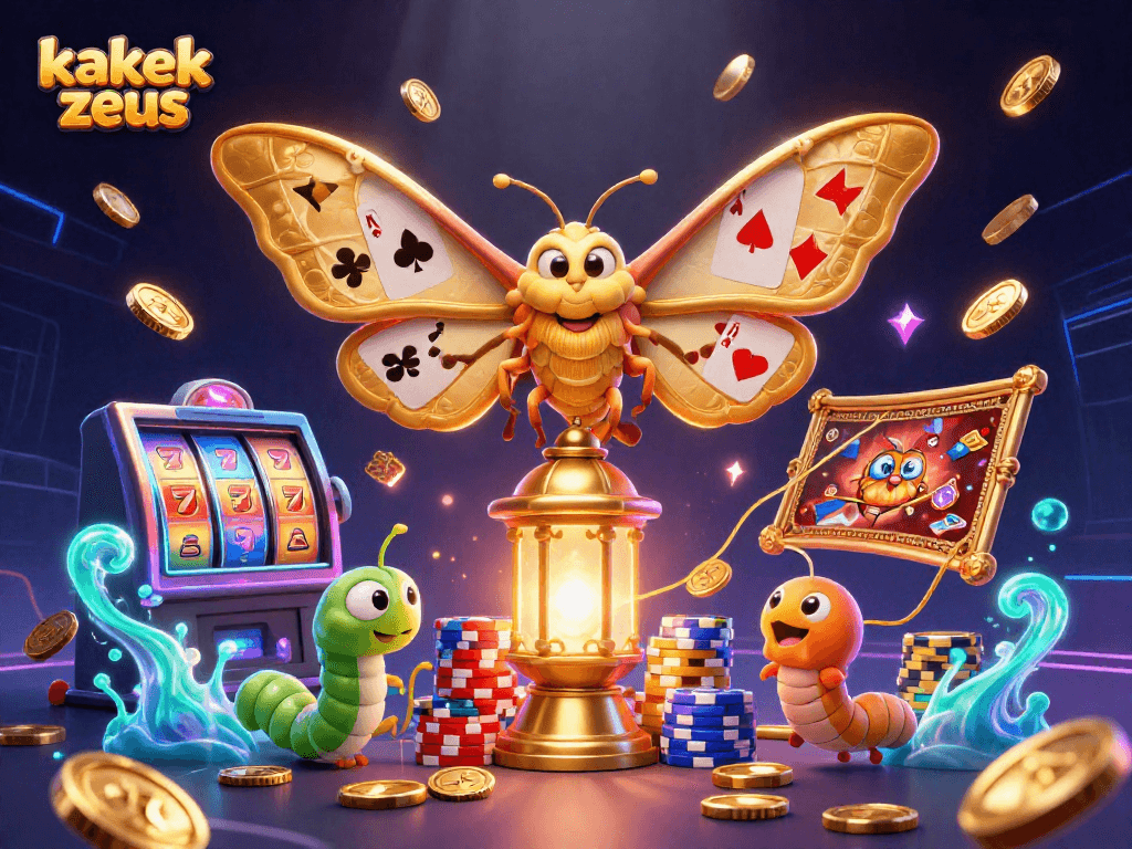 Experience the thrill of kakek zeus with spinning reels, vibrant slots, and cascading treasures.