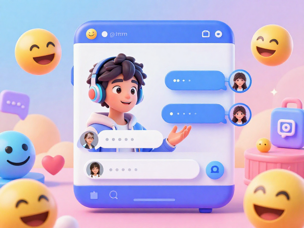 Engaging hentai ai chat interface with animated character interacting in a vibrant digital environment.