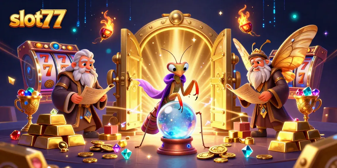 Mainkan slot77 dengan karakter unik di tempat judi super gacor yang penuh harta karun.