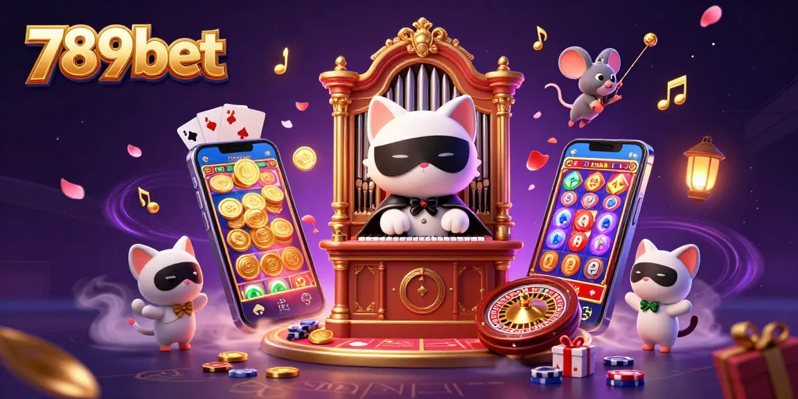 Win big with 789bet in this vibrant casino scene featuring thrilling games and characters.