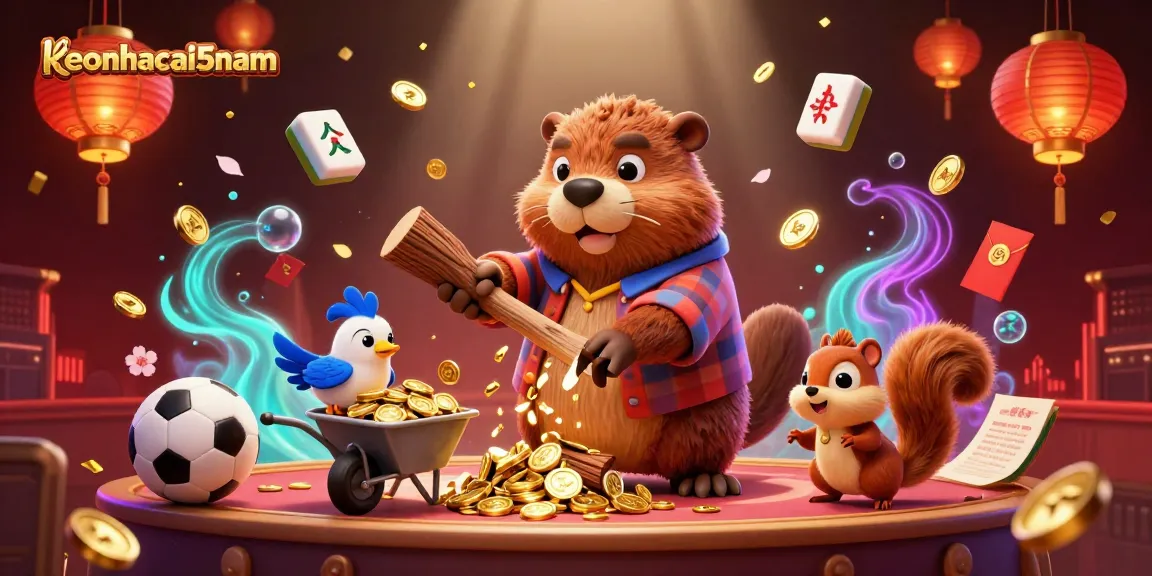 Experience sports betting excitement and strategy with keonhacai5nam featuring lively characters.