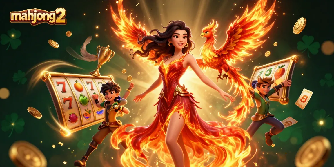 Experience mahjong 2 excitement with a stunning Asian character surrounded by vibrant slot elements.