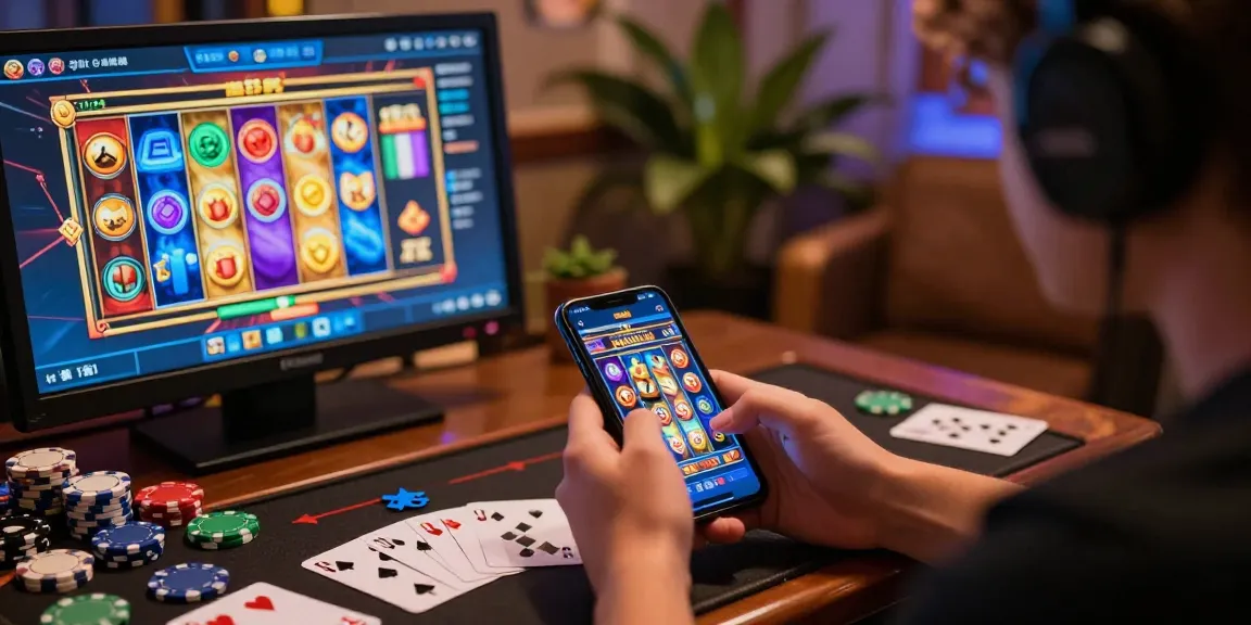 Engaging online gambling scene showcasing slot depo 1k game with vibrant graphics and player interaction.