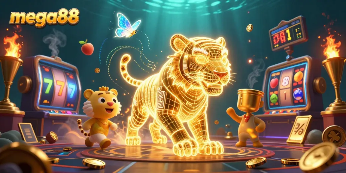 Menangkan jackpot di mega88 dengan slot permainan yang menarik dan beragam simbol keberuntungan.