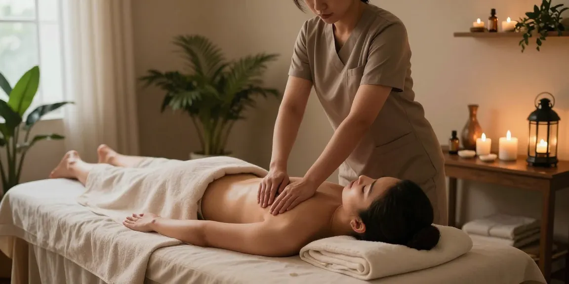 Relaxing Swedish massage session showcasing a professional therapist using soothing techniques in a serene spa setting.