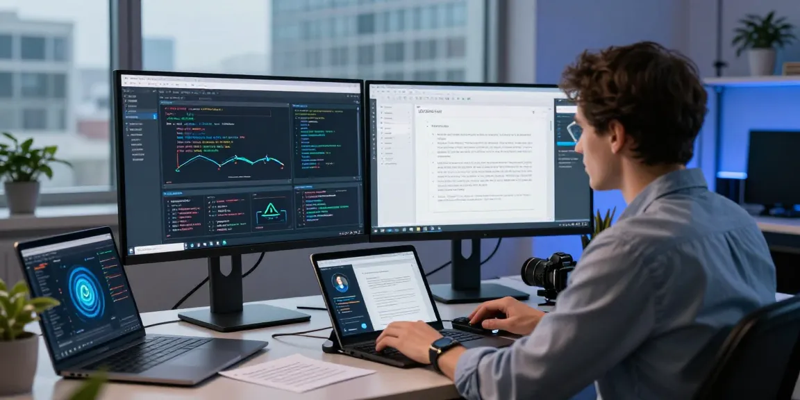 Detect fake pdf technology showcased in modern workspace, engineer analyzing AI-driven document verification interface.