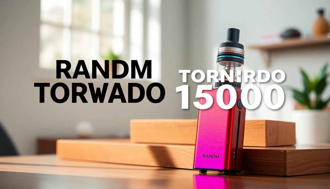 Verwenden Sie den RandM Tornado 15000 für ein energisches Dampferlebnis mit einzigartigen Geschmäckern.