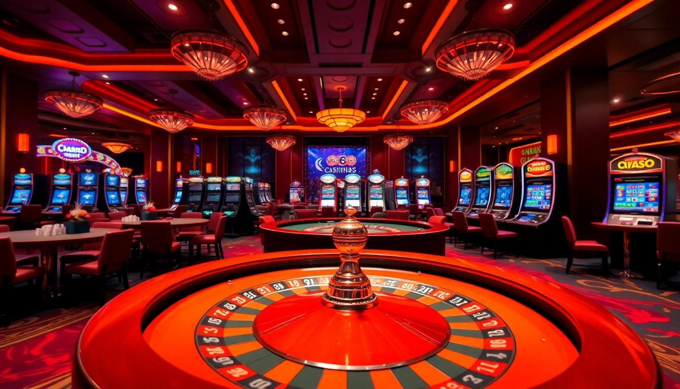 Experience thrilling games and promotions at hay88.page, featuring vibrant slot machines and roulette.