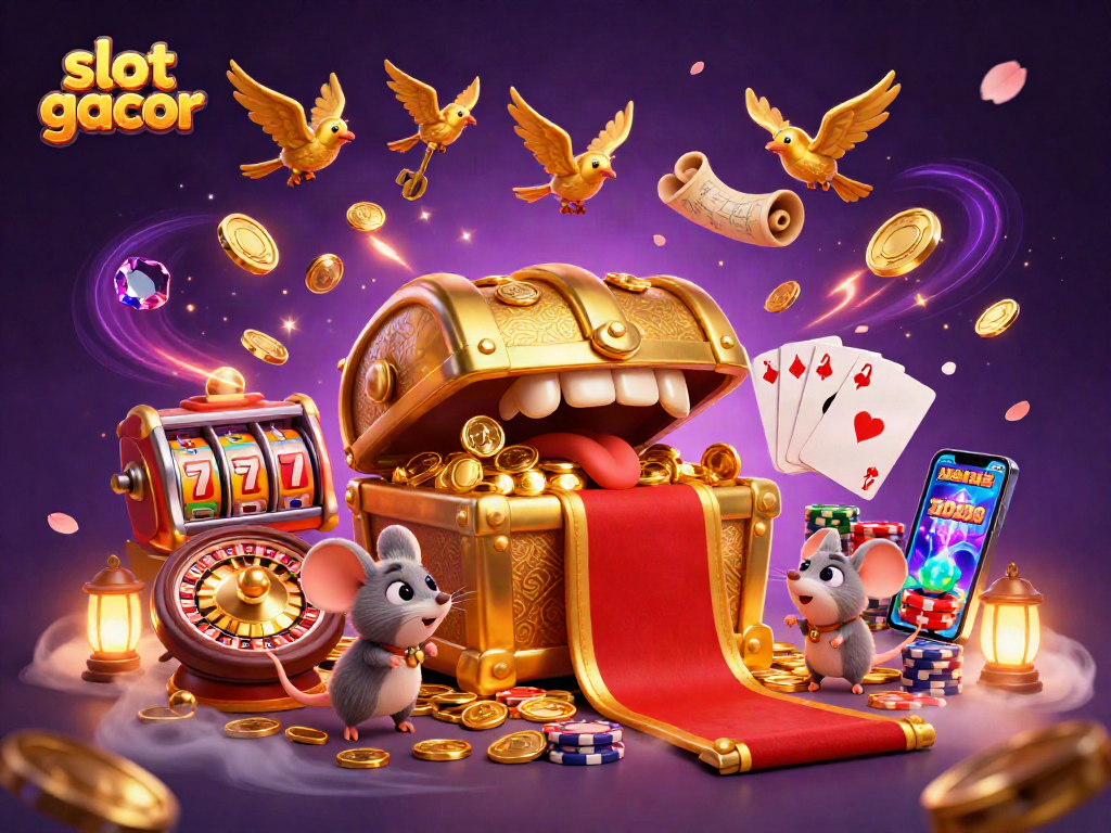 Experience thrilling gameplay with slot gacor, featuring rich graphic elements and captivating casino imagery.