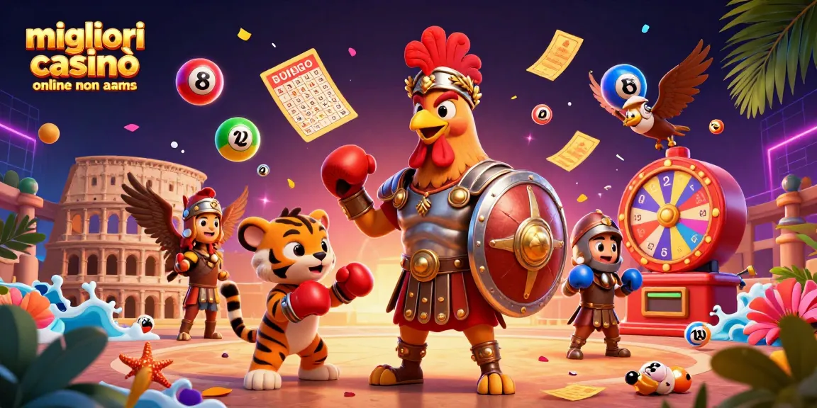 Vivi un'emozionante esperienza di gioco online con i migliori casinò online non AAMS che mostrano elementi di casinò vibranti in azione.