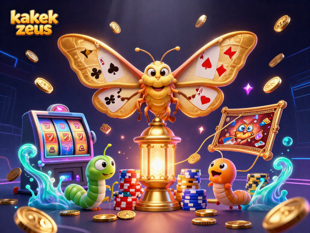 Experience the thrill of kakek zeus with spinning reels, vibrant slots, and cascading treasures.