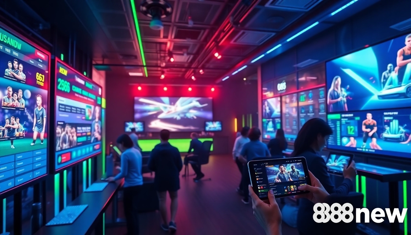 Experience the excitement of 888new with dynamic online gaming visuals showcasing betting options.