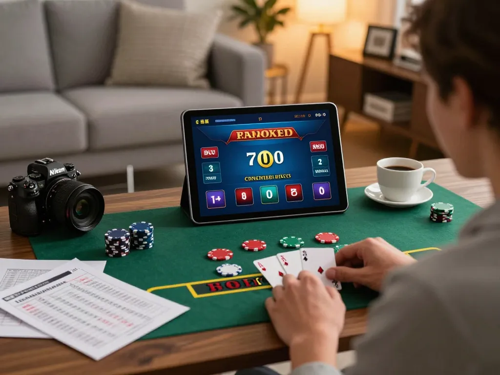 Player engaging in a live dealer blackjack game on 99win, showcasing strategic gameplay at home.