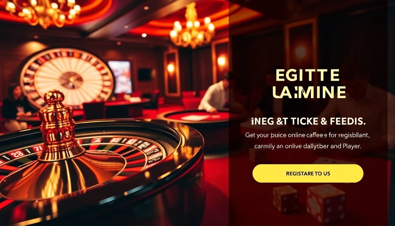 Engage in thrilling registration for casino games, showcasing poker, roulette, and exciting gameplay.