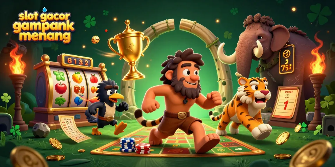 Permainan slot gacor gampang menang dengan suasana kasino prasejarah menarik perhatian pemain.