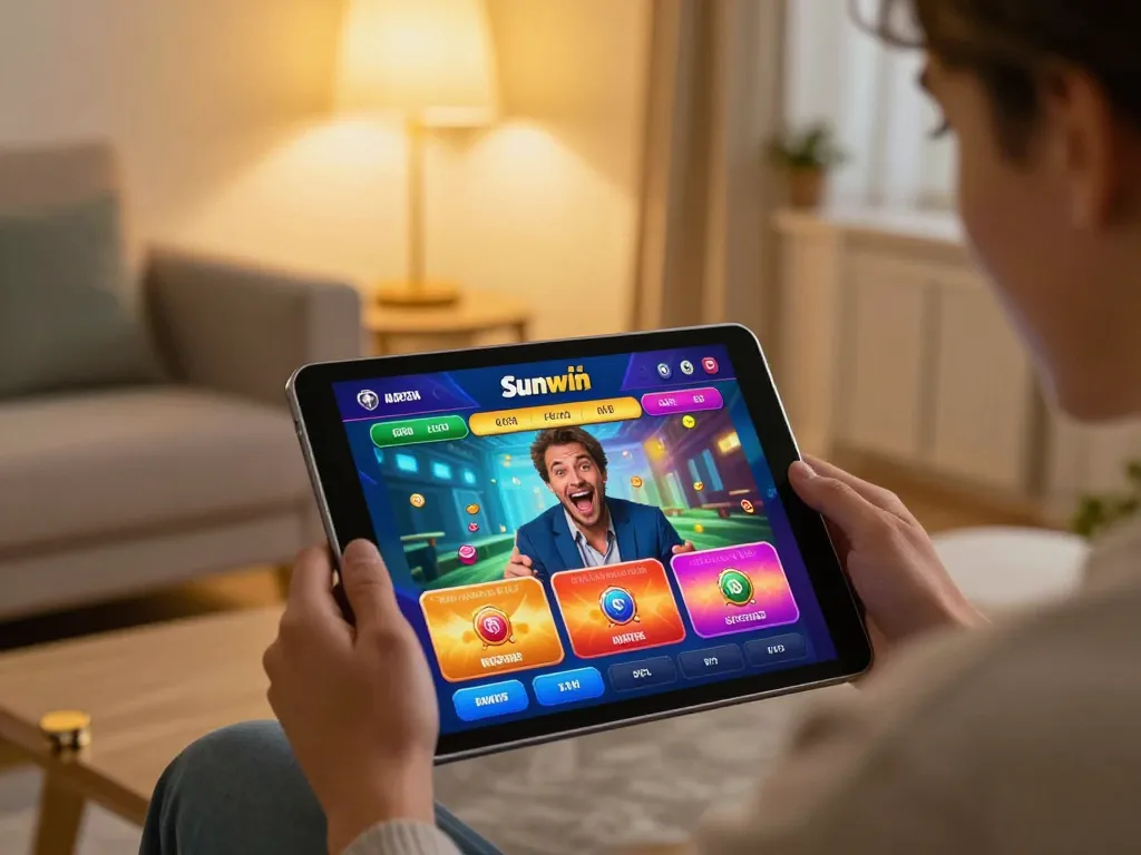 Người dùng ứng dụng Sunwin tham gia chơi game trực tuyến theo chiến lược tại nhà, nâng cao niềm vui và trò chơi có trách nhiệm.