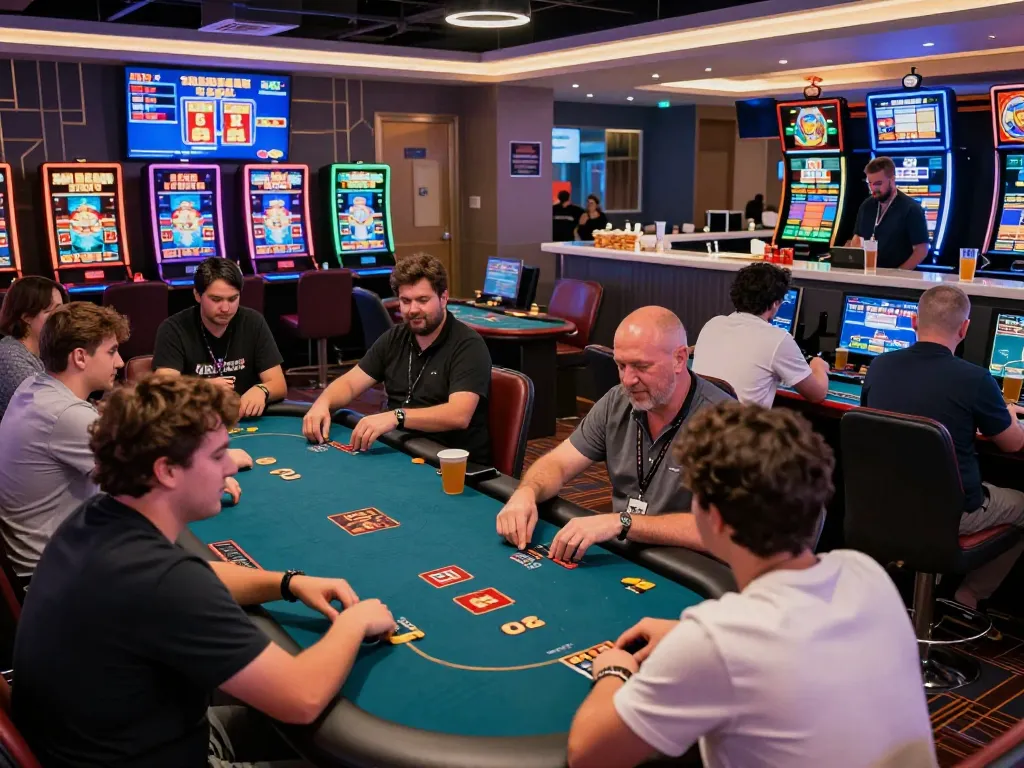 Exciting online gaming experience at 8kbet with players enjoying diverse casino games.