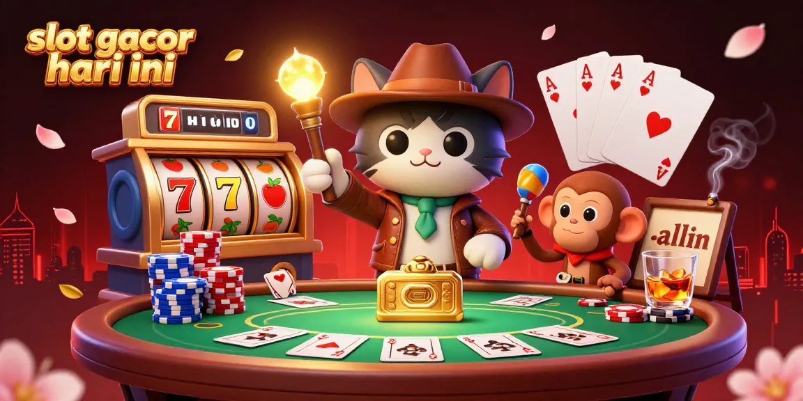 Slot gacor hari ini menawarkan pengalaman menarik dengan artefak kasino yang berkilau dan karakter petualang.