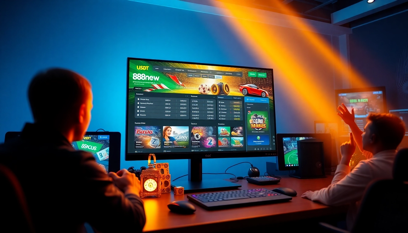 Engaging interface of 888new showcasing exciting online betting and gaming.