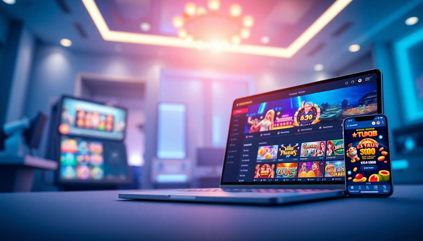 Exciting TV88 online casino interface showcasing vibrant games and user-friendly design.