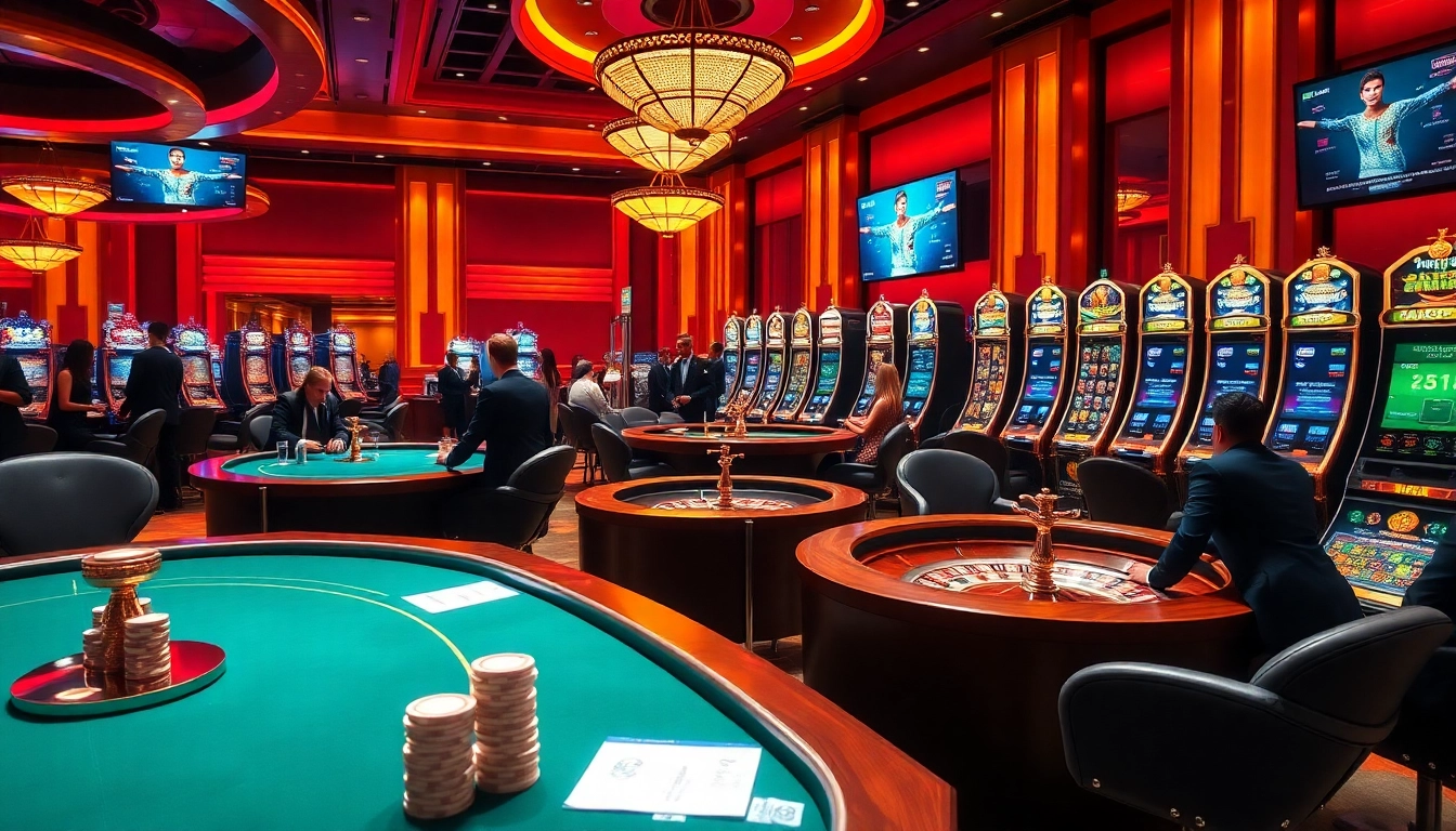 Experience the thrill of lc88 đăng nhập as players strategize at vibrant casino tables.