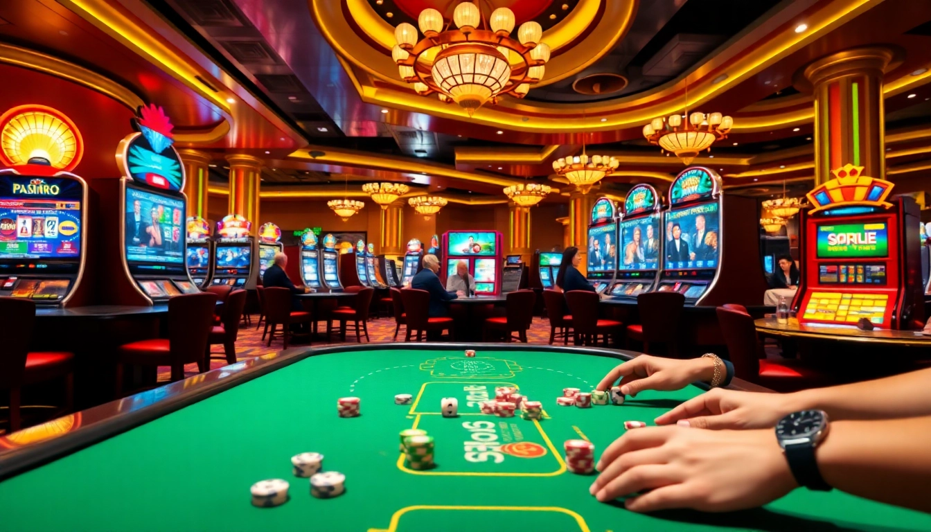 Experience gaming at Phlaro with vibrant casino tables and thrilling online gambling action.