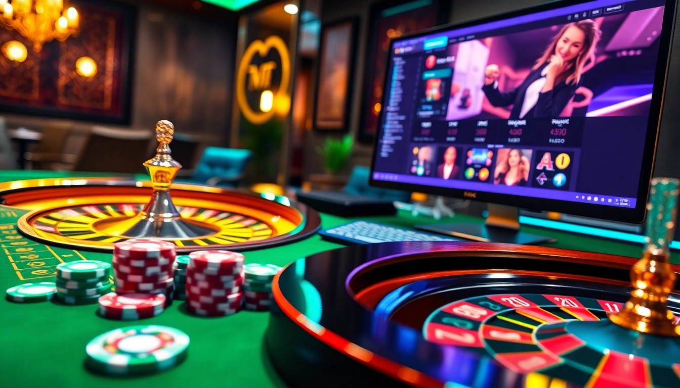 Engaging jeetbuzz লগইন interface with vibrant casino elements and atmosphere.