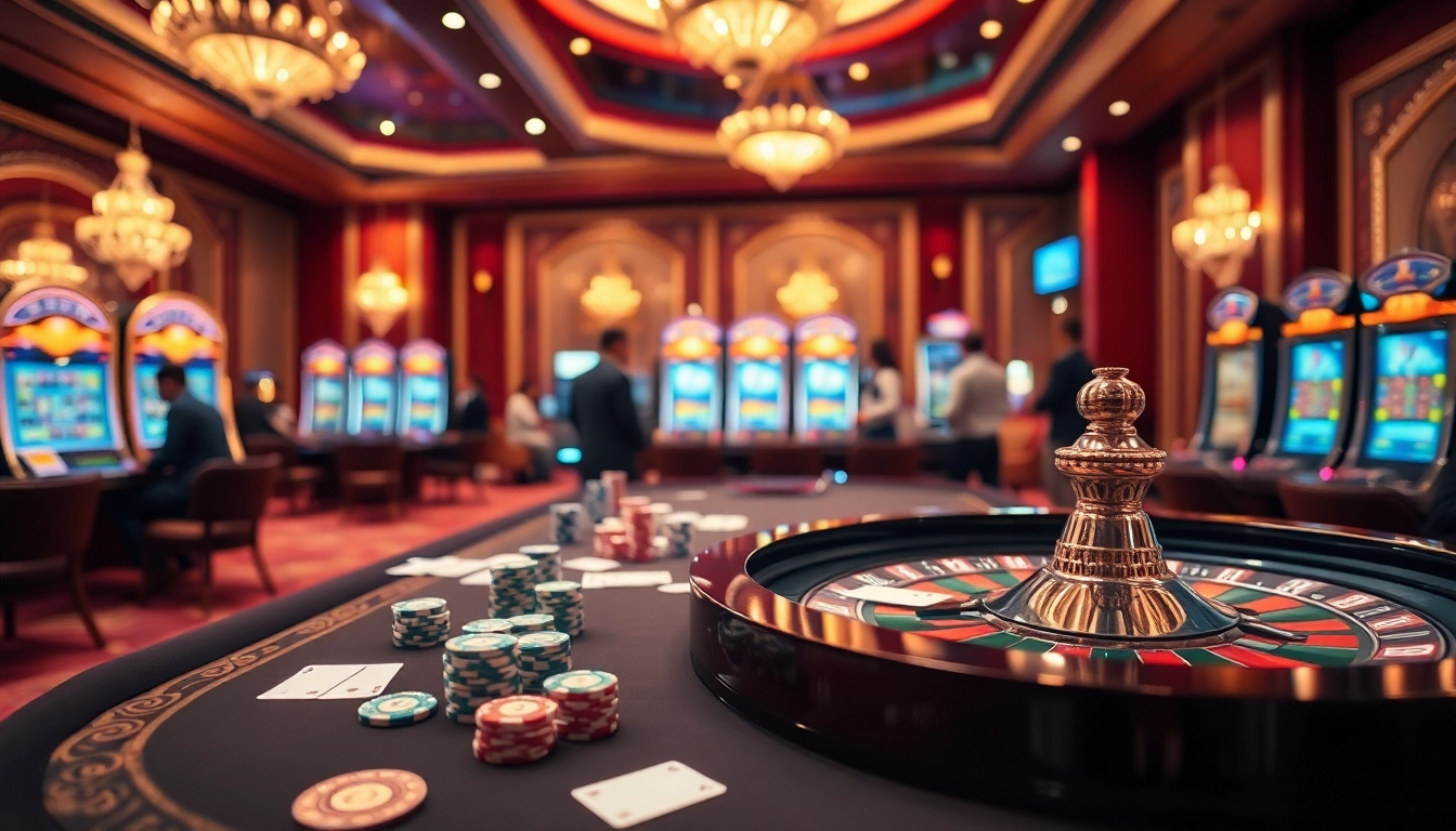 Engaging players at a vibrant casino table, highlighting the excitement of link vào daga for gambling enthusiasts.