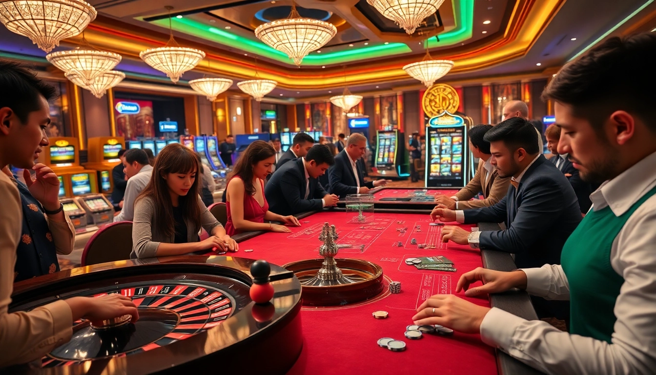 Experience the excitement at nhà cái bin88 with vibrant casino games and engaging players.
