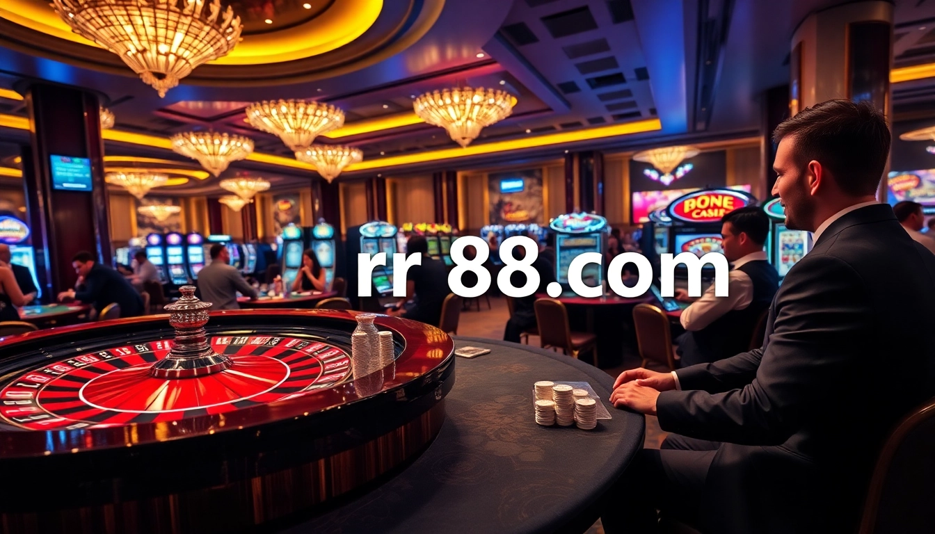 Experience the thrill of gambling at rr88.com with exciting table games and modern slot machines.