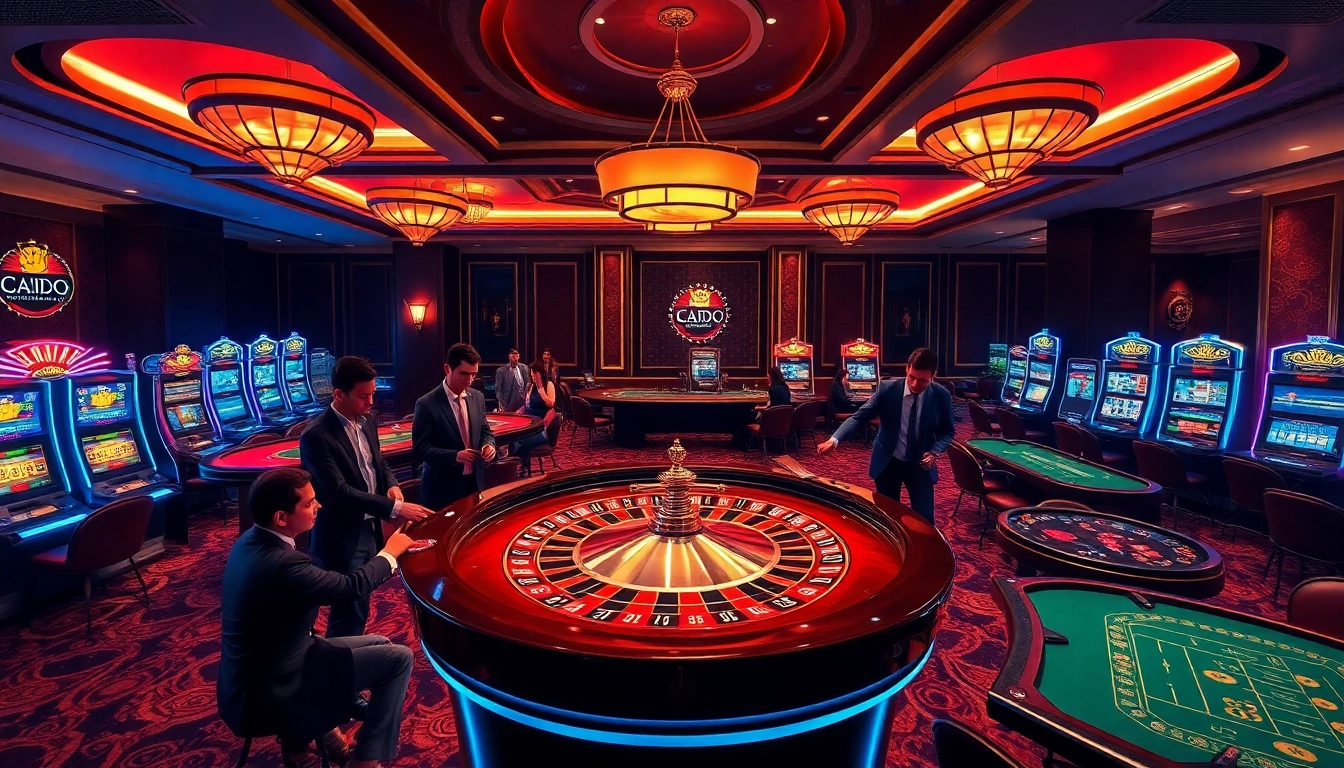 SODO Casino showcases vibrant gaming action with roulette and poker tables.