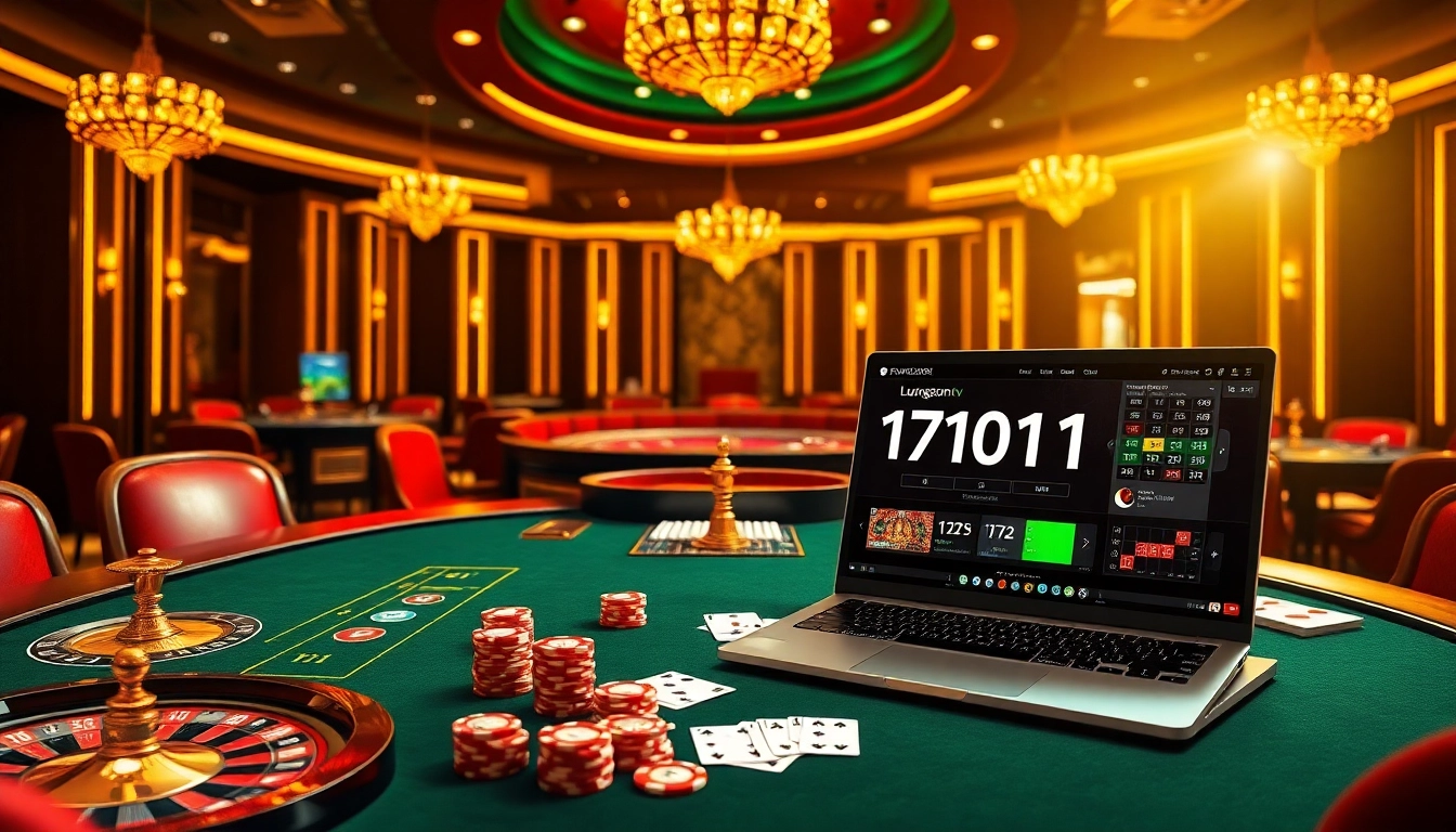 Experience excitement at the poker table with luongson171tv, featuring vibrant roulette wheels and premier gaming action.