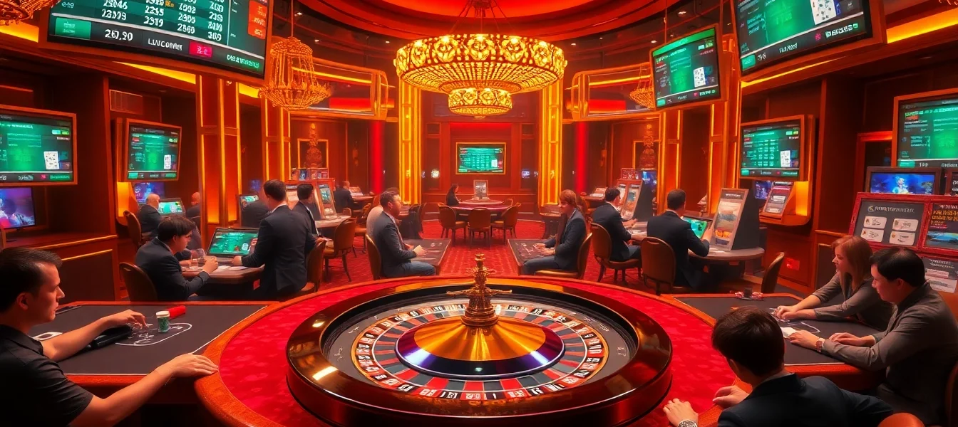 Experience the thrill of gaming at luongsontv60com with a vibrant casino scene.