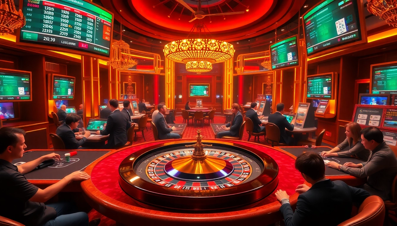 Experience the thrill of gaming at luongsontv60com with a vibrant casino scene.