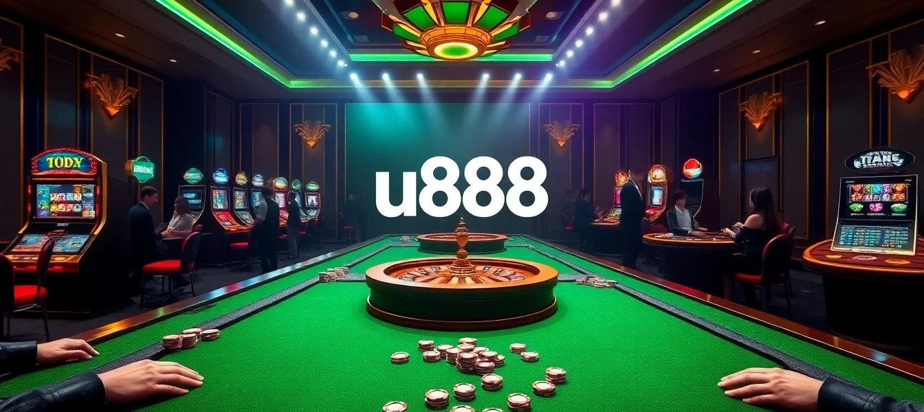 Experience the thrill of u888 casino gaming with vibrant tables and exciting slot machines.
