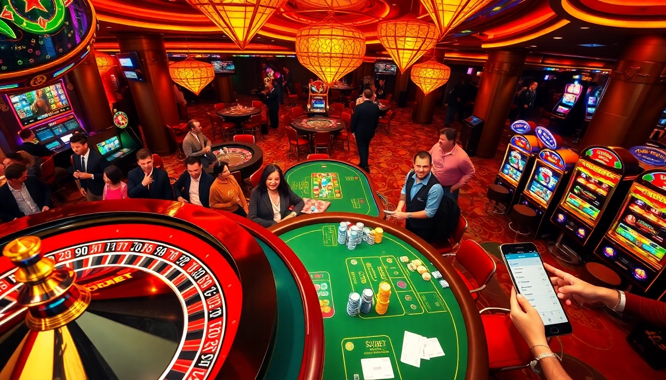 Experience the thrill of link alternatif sbobet with vibrant casino visuals featuring roulette and poker.