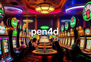 Engaging players experience thrilling spins on the modern pen4d online slots.