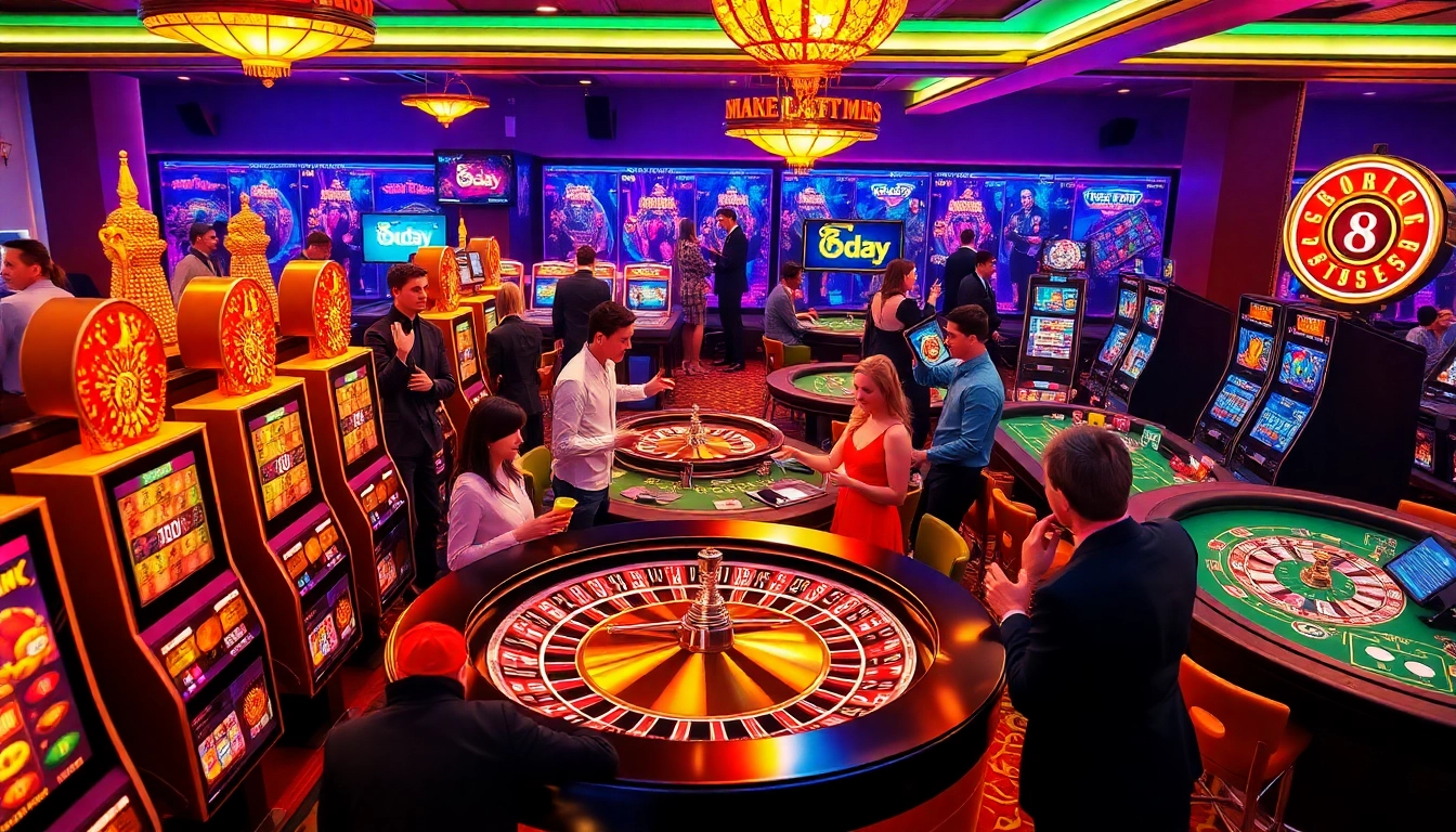 Experience the excitement of online gambling with 8day through vibrant games and professional dealers.
