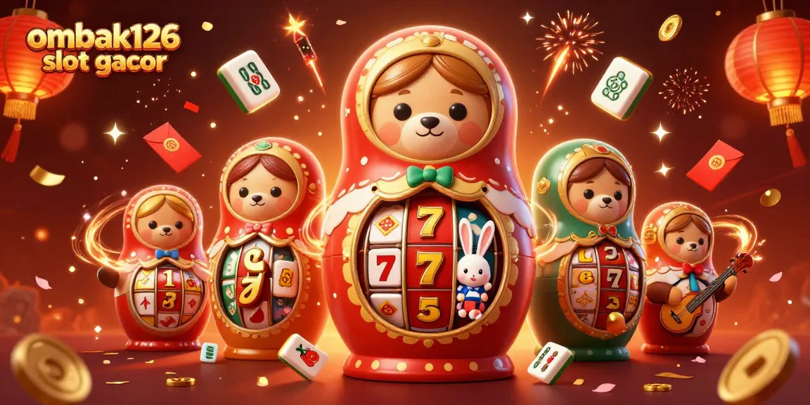 Engage with ombak126 slot gacor as cartoon bears reveal the thrill of slot gaming in a vibrant 3D scene.
